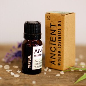 Ancient Wisdom Patchouli - Ylang Ylang - Jalovec: Směs esenciálních olejů SMYSLNOST- 10 ml