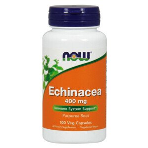 NOW Echinacea (Třapatka), 400 mg x 100 rostlinných kapslí