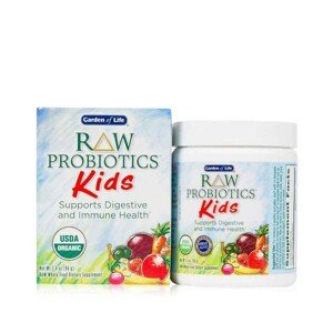 Garden of life RAW Organic Probiotika - pro děti - na podporu zažívání, s příchutí banánu