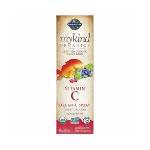 Garden of life Mykind Organics Vitamín C - ve spreji s příchutí třešně a mandarinky