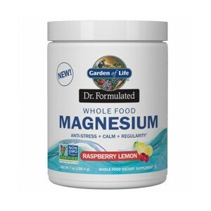 Garden of life Magnesium Dr. Formulated - Hořčík - malina - citron 198,4g