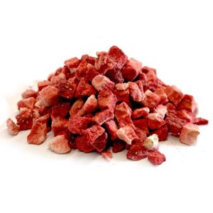 Bylík Jahody kousky 2–10 mm lyofilizované 100g