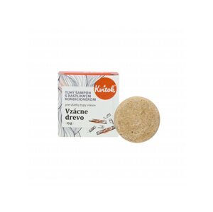 Kvitok tuhý šampon s kondicionérem pro tmavé vlasy Vzácné dřevo Varianta: Malé balení 25 g
