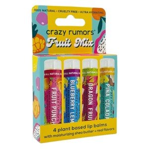 Crazy Rumors set balzámů na rty Fruit Mix