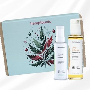Hemptouch vánoční pleťový set Double Cleanse