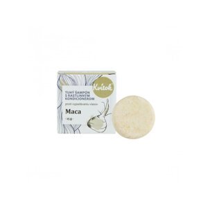 Kvitok tuhý šampon s kondicionérem proti vypadávání vlasů Maca Varianta: Malé balení 25 g