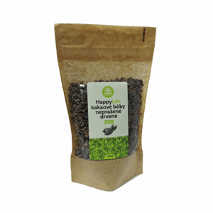 HappyLife Kakaové boby nepražené drcené BIO 200 g