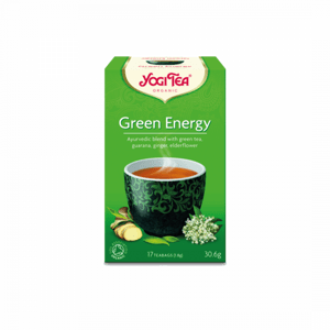 Yogi Tea Ajurvédský čaj - Zelená energie zelený čaj 17x1,8g