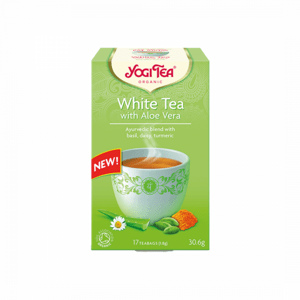 Yogi Tea Ajurvédsky čaj s aloe vera bílý čaj 17x1,8g