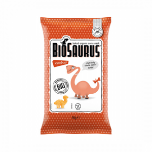 Biosaurus Babe s kečupem kukuřičné křupky 50 g