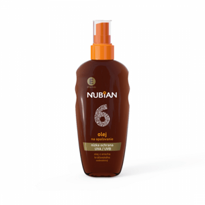 Nubian Olej na opalování sprej SPF 6 150 ml