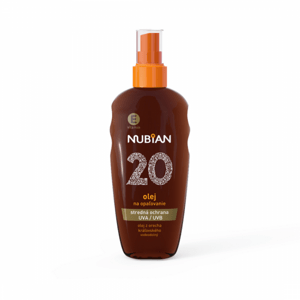 Nubian Olej na opalování sprej SPF 20 150 ml