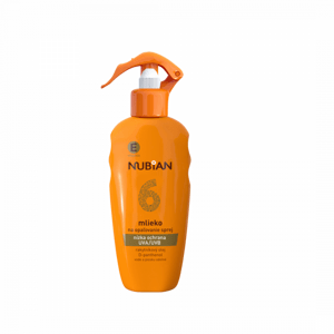 Nubian mléko na opalování v spreji SPF 6 200 ml