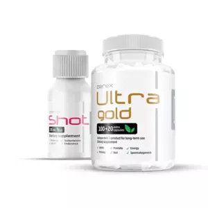 Zerex Ultragold + Zerex Shot 120 kapslí + 25 ml