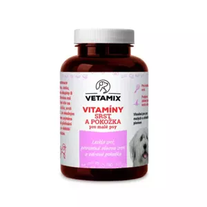 Vetamix vitamíny - srst a pokožka pro malé psy 100 g