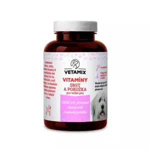 Vetamix vitamíny - srst a pokožka pro velké psy 230 g