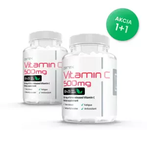 2x Zerex Vitamín C 500 mg s postupným uvolňováním 2x 100 tablet