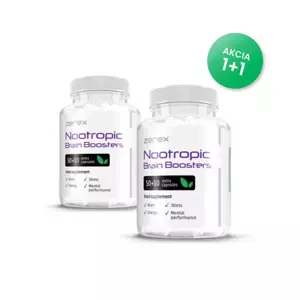 2x Zerex Nootropní Posilovače Mozku 2x 60 kapslí