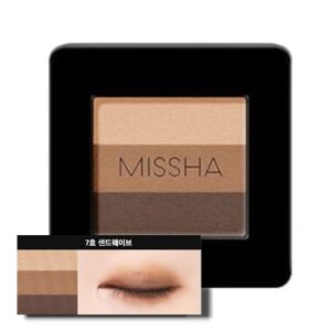 MISSHA Oční stíny Triple Shadow - No. 7 Sand Wave