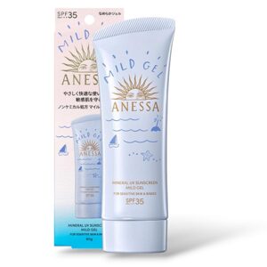 SHISEIDO ANESSA Opalovací gel a primer Mineral UV Sunscreen Mild Gel SPF 35 PA+++ (90 g)