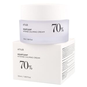 ANUA Zklidňující a hydratační pleťový krém Heartleaf 70 Intense Calming Cream (50 ml)