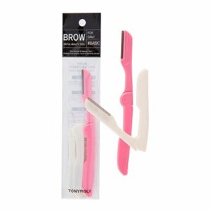 TONYMOLY Břitva na obočí a citlivé partie těla Foldable Eyebrow Razor (2 ks)