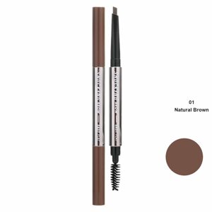 TONYMOLY Tužka na obočí s kartáčkem The Shocking Vegan Brow Easy Flat - #01 Natural Brown