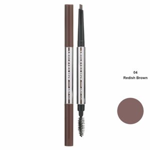 TONYMOLY Tužka na obočí s kartáčkem The Shocking Vegan Brow Easy Flat - #04 Radish Brown