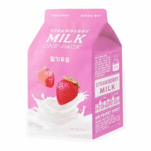 A'PIEU Plátýnková maska Strawberry Milk One-Pack