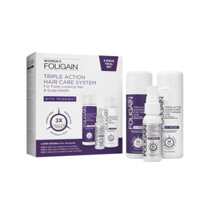 Foligain Triple Action cestovní sada přípravků proti padání vlasů pro ženy