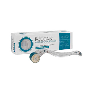 Foligain Hair & Scalp Roller pro růst vlasů s titanovými jehličkami 0,25 mm