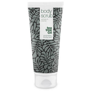 Tělový peeling pro aknózní pokožku - Hloubkově čisticí peeling se 100% přírodním Tea Tree olejem, proti černým tečkám a rozšířeným pórům