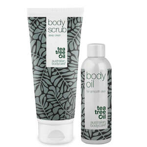 Těhotenský balíček 2 produktů pro těhotné ženy - Snižuje viditelnost strií a používá se k péči o pokožky s celulitidou.