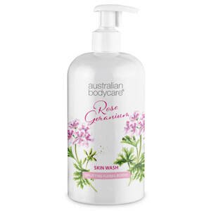 Mycí gel s růží - Hloubkově čisticí sprchový gel s Tea Tree olejem a růží geranium