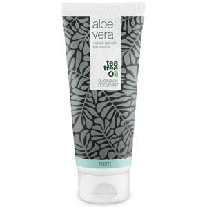 Aloe Vera gel s mátou na spáleniny, pálení a svědění kůže 200 ml