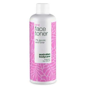 Pleťový toner s B12 a 7% Glycolic Acid pro hladkou pokožku — Exfoliační toner s B12 a 7% Glycolic Acid. Rozjasňuje pleť a zanechává ji svěží a hladkou.