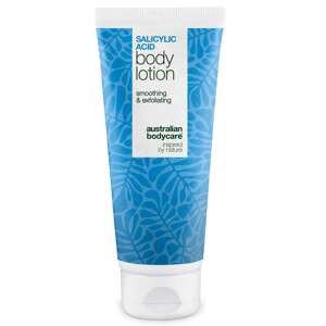 Tělové mléko na keratosis pilaris a hrubou pokožku — Tělové mléko na keratosis pilaris. Zjemňuje pokožku díky kyselině salicylové, niacinamidu a zinku.
