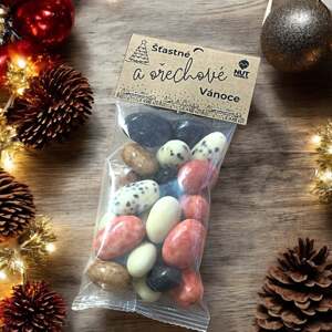 Vánoční sáček - mandle exclusive 100g - Šťastné a ořechové