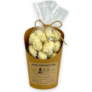 Mandle "RAFFAELLO" v celofánku a kelímku 200g