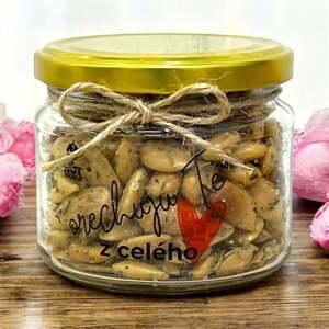 Ořechy DELUXE ve skle - Mandle Valencie - BYLINKOVÉ 160g - Ořechuju Tě