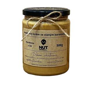 Arašídový krém slaný karamel 500g