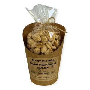 Slaný mix v celofánku a kelímku 180g k MDŽ