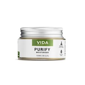 Pura Vida Organic CBD Hydratační krém, Purify, 1000 mg 30 ml