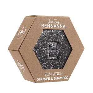 Ben & Anna Tuhý šampon a mýdlo ELM WOOD 60 g