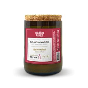 The Greatest Candle Svíčka v lahvi od vína - dřevo a koření 170 g