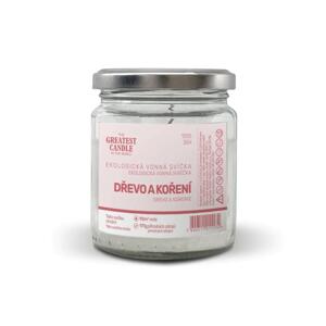 The Greatest Candle Zero-waste svíčka ve skle - dřevo a koření 120 g