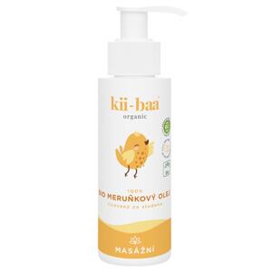 kii-baa® organic 100% Meruňkový Bio olej 100ml 0+ Masážní 100 ml