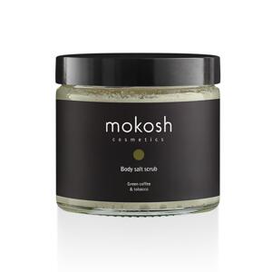 Mokosh Tělový solný peeling zelená káva a tabák 300 g / 250 ml