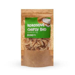 BiOOO Kokosové chipsy mořská sůl BIO 70 g