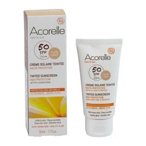 Acorelle Tónovací opalovací krém na obličej SPF 50 clair light 50 ml